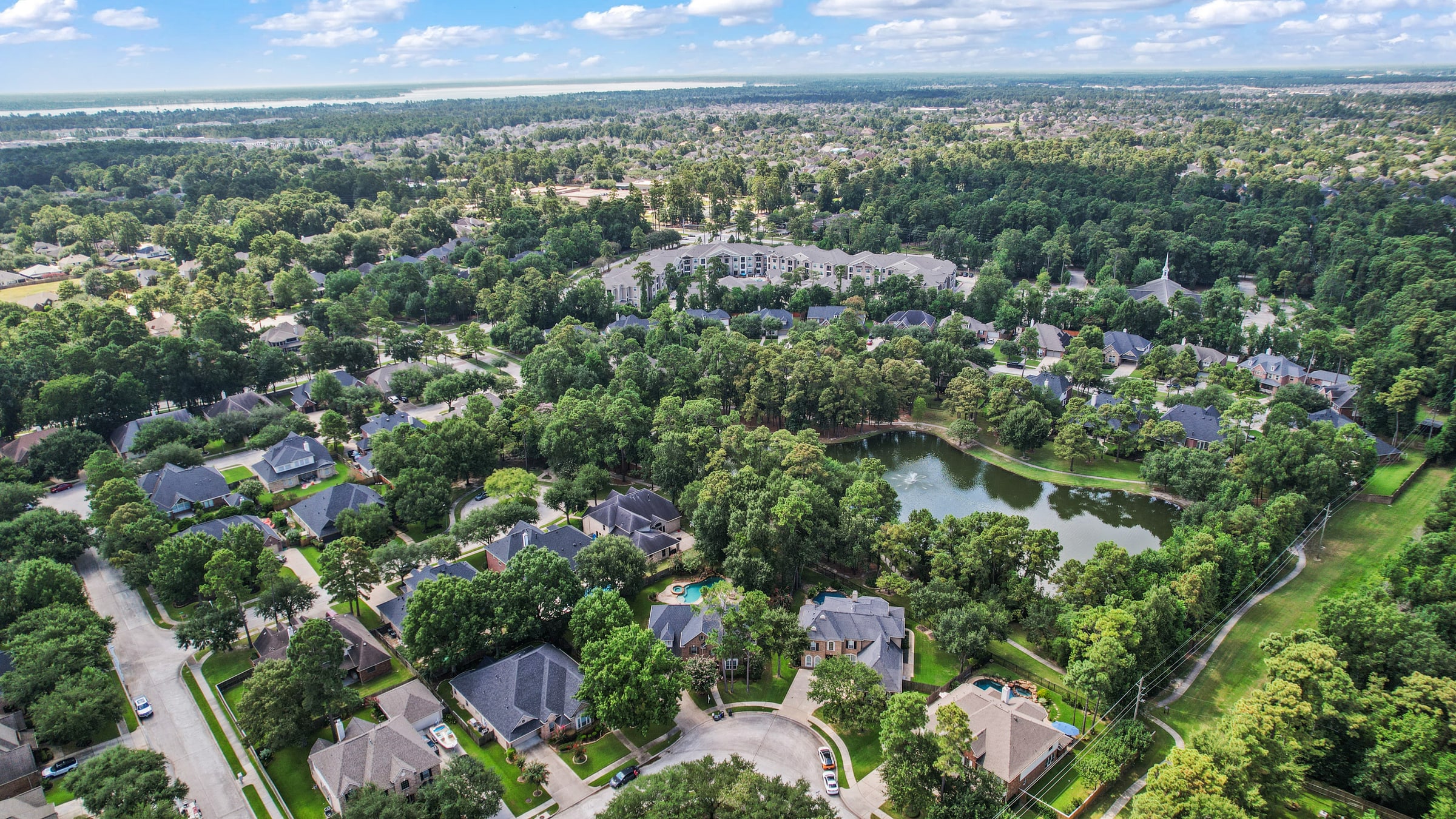Professional aerial real estate photograph 3