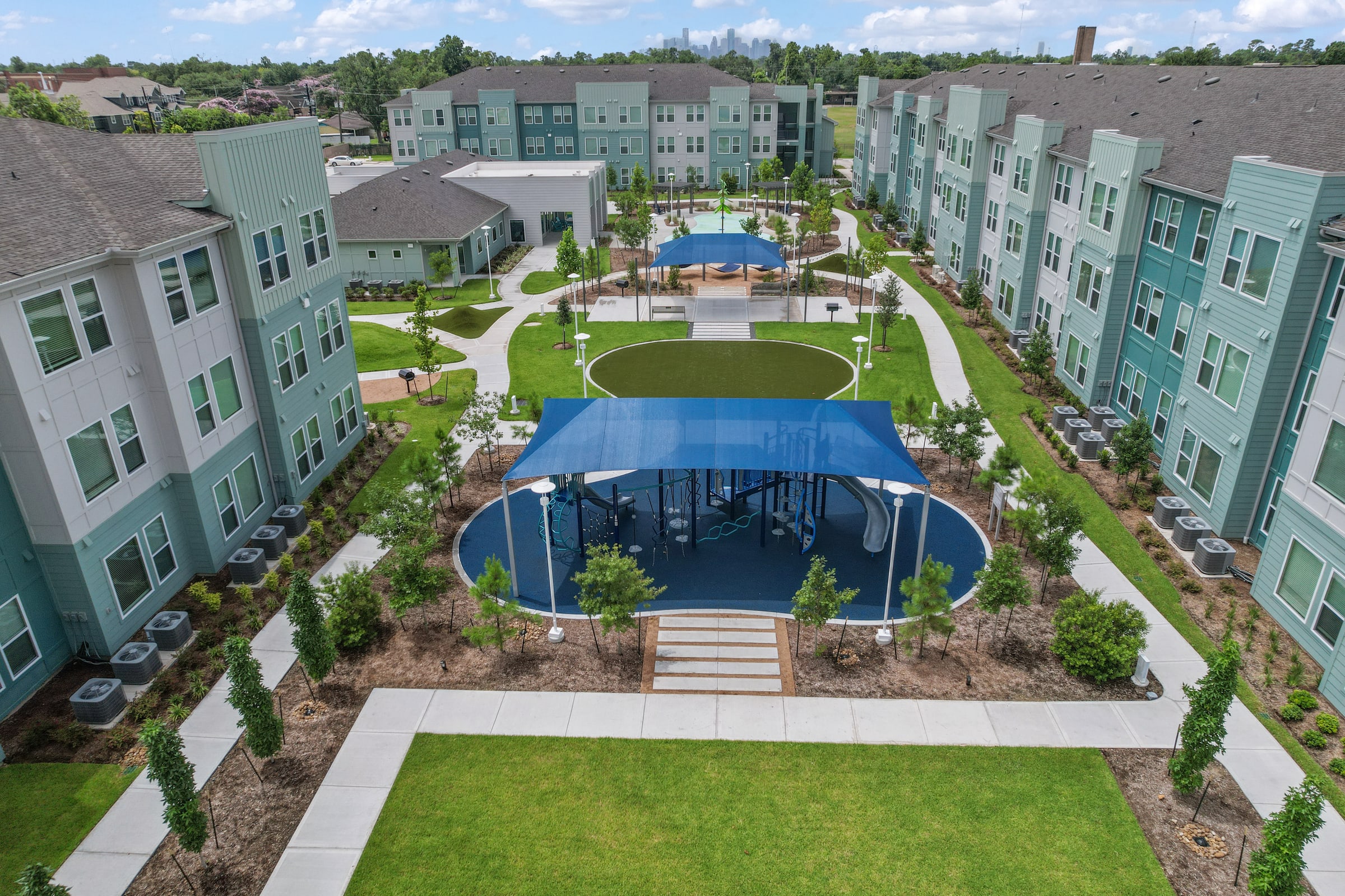 Professional aerial real estate photograph 7