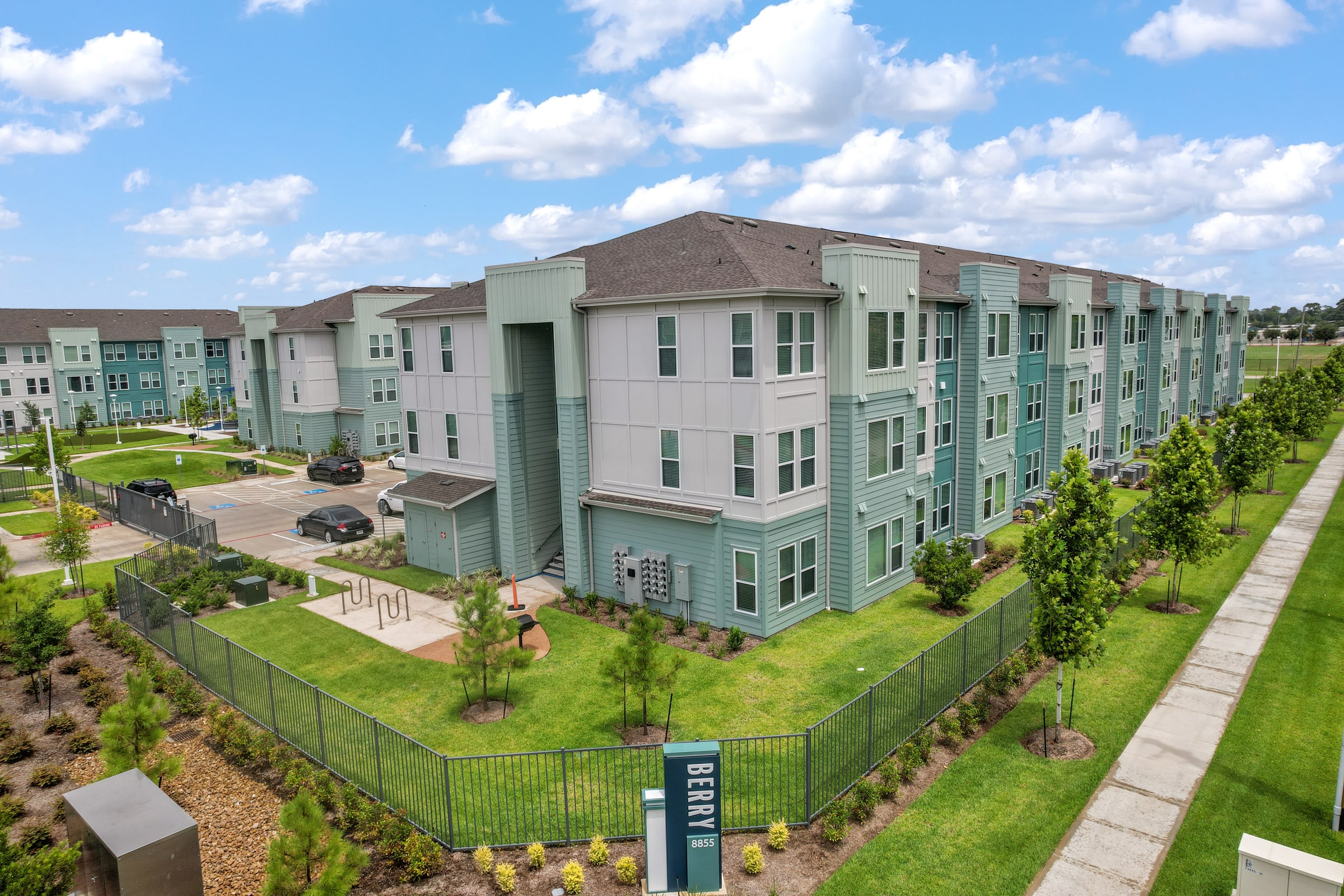 Professional aerial real estate photograph 8