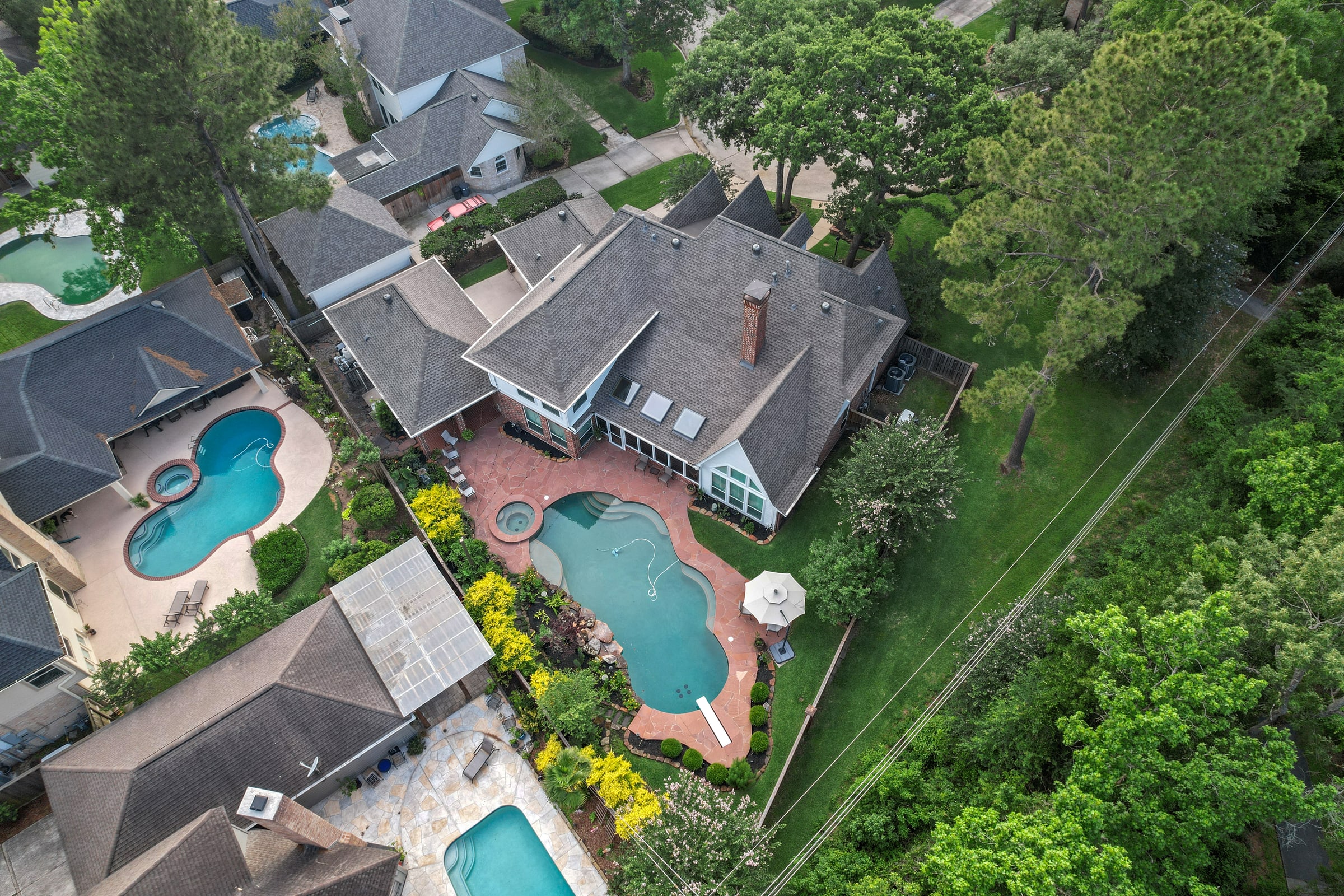 Professional aerial real estate photograph 11