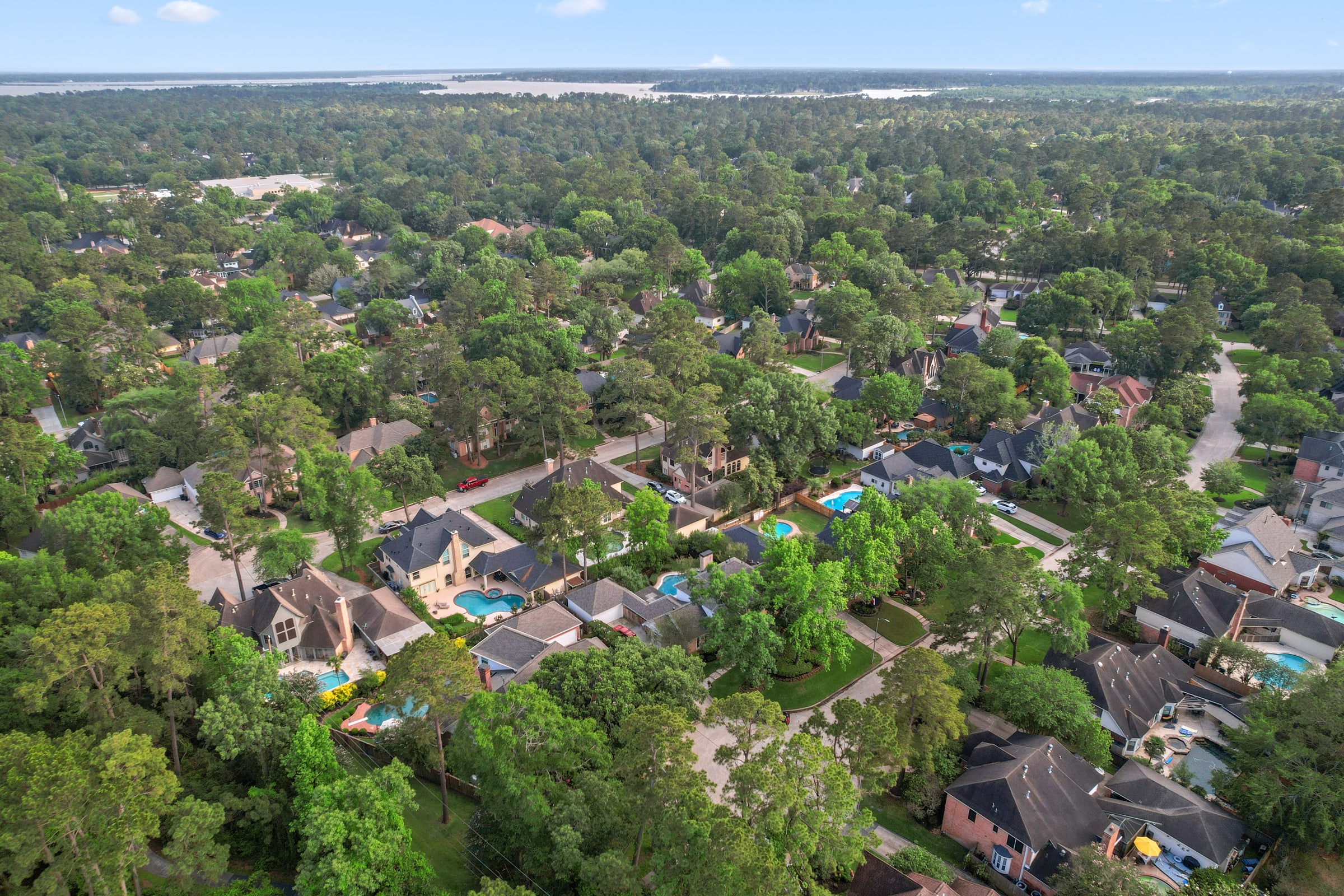 Professional aerial real estate photograph 12